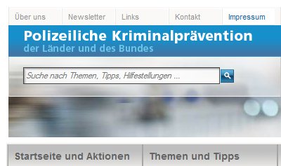 Sicherheitslücke auf LKA Beratungswebsite beseitigt