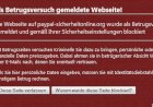 WARNUNG: paypal-sicherheitonline.org ist eine betrügerische Website!